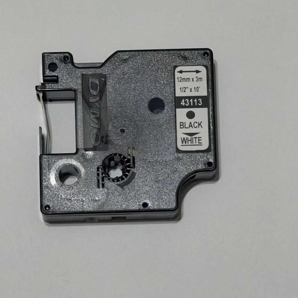 Dymo Plug and Play Label Maker - Black and Silver